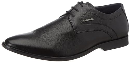 Hush Puppies Aaron Derby E 23 Men's Black Formal Shoes - 8 UK (8256000)