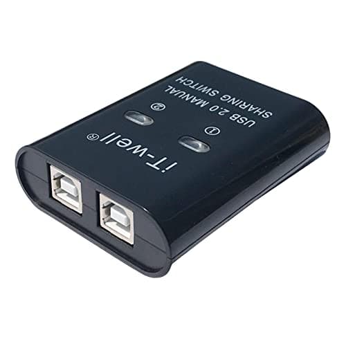 CLUB BOLLYWOOD®3xPortable 2 in 1 Out Splitter USB Printer Sharing Device Hub Plug and Play|Computers/Tablets & Networking | Computer Cables & Connectors |1 Piece USB Printer Sharing Converter(3 Pack) 4