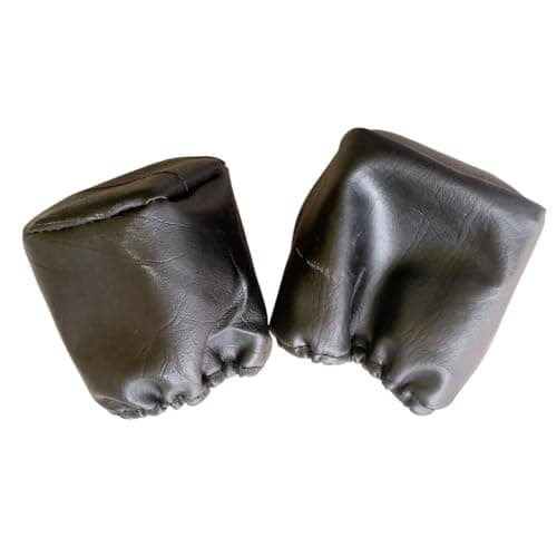 RoadReligion® Premium Leather Fog Light Covers (Big Size) – Protective Dust & Scratch Guard, Set of 2 4