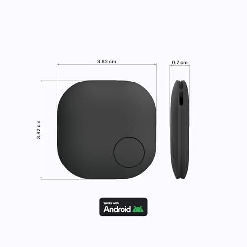 JioTag Go |India's First Android Tag | Google Find My Device Item Finder| Worldwide Tracking for Keys, Wallets, Luggage, Gadgets and More|1+1 Year Battery|No SIM Needed|BT 5.3|for Android Only 2
