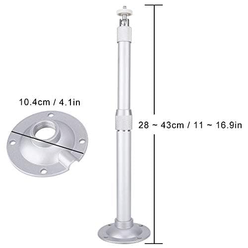 CAMANGLE Universal Projector Ceiling Mount, Adjustable Wall Projector Hanging Bracket, Extendable Video Projector Wall Mount Bracket (Size - 30-60cm) 2