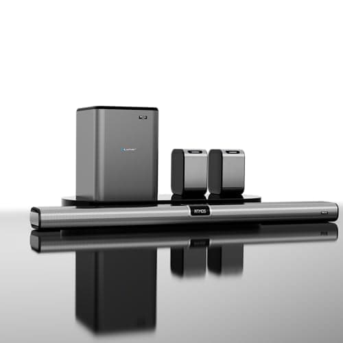 Blaupunkt SBW600 XCEED Emperor India’s Most Powerful 12.1.4 Dolby Atmos Home Theatre | 17 Runway Acoustic Drivers | 1200W RMS | 8" Wireless Subwoofer I HDMI-eARC I Wireless Mic I 3-Year Warranty