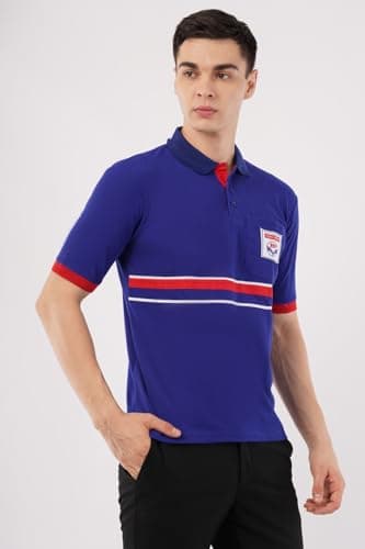 HP HPCL Hindustan Petroleum Official Uniform T-Shirt for Men | Premium Petrol Pump Workwear (in, Alpha, XL, Regular) 5