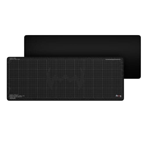 daWg KeyMat R1 Esports Gaming Mouse Pad, 800 x 300 mm, 4mm Thickness Extended Desk Mat, Anti-Fray Stitching, Anti-Skid Rubber Base, Pro-Grade Tracking Surface, High-Velocity Glide (Graph)