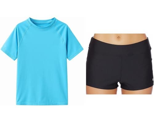 Aqua Holic Kid's Swimming Costume| Swimwear Swimset - 1 T-shirt +1 Bottom 24