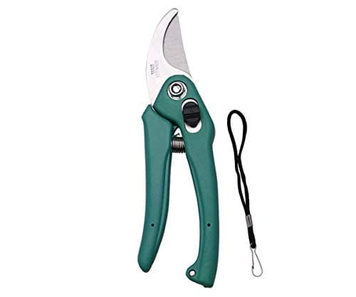 Oblivion Gardening Tool Set 4 Pcs – Pruner Shears, Hand Cultivator, Trowel & Fork with Wooden Handle for Planting, Weeding, Pruning & Soil Maintenance, Farming Equipment & Essential Garden Kit 2
