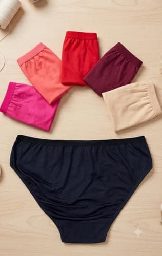 Foxique - Plus Size Panty | High Waist Panty with Full Coverage | Big Size Panty for Women | Ladies Hipster Panties | Pack of 3 (in, Alpha, 5XL, Plus) Multicolour 3