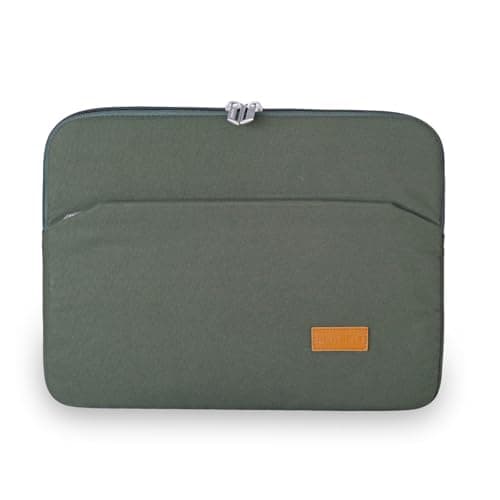 Protecta | Grace | Sleeve for MacBook | Air 15" | Olive | Protective Case | Padded Cover | Water Repellent | Made in India | Lightweight | Durable