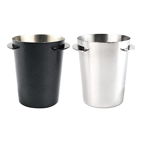 VMS India Utility Coffee Dosing Cup Sniffing Mug Fit for 51mm Espresso Machine Black 5