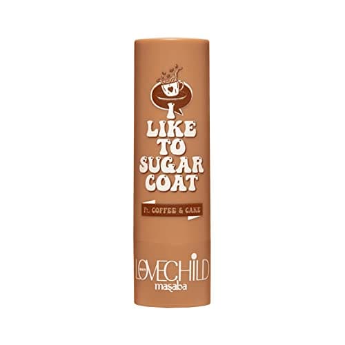 Lovechild Masaba Hydrating Lip Balm, SPF 22 UV Protection, Brown Tinted Vegan Lip Care With Shea Butter, Vitamin E & Almond Oil, Repairs Dry, Chapped Lips, Coffee & Cake, 4.5 g 2