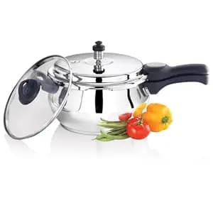 Premier Stainless Steel Induction Bottom Handi Cooker With Glass Lid