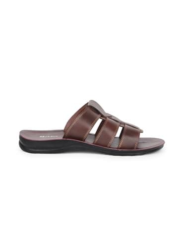Bata Men's Slip-on Sandal - BROWN (8 UK) (8714505) 4