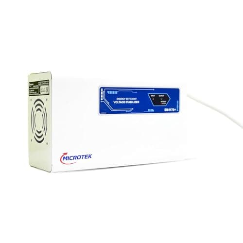 Microtek EM 4170+ Automatic Air Conditioners (A.C.) Voltage Stabilizer upto 1.5 Ton Working Power 170V-270V with 3 Year Warranty (White) 4