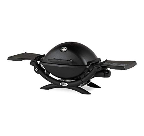 Weber Q Gas Powered Free Standing Grills Q 1200 Black Can BBQ Stove BBQ Grill for 4-6 People 2