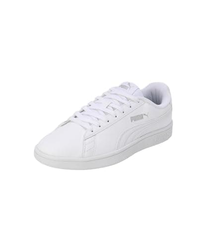 Puma | Smashic Comfort Casual Sneakers | White-Matte Silver | 9UK