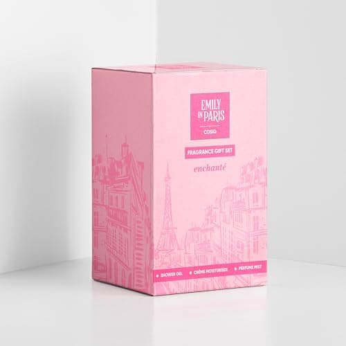 Cos-IQ Emily in Paris Luxury Bath & Body Care Set | Rakhi Special Gift | Body Mist, Shower Gel & Moisturizer | Floral Woody Musk | Perfect Gift for Sister, Girlfriend & Wife | Pack of 3