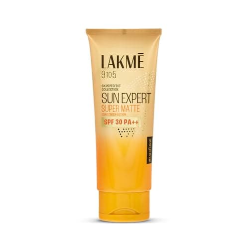 Lakmē Sun Expert SPF 30 PA++ Ultra Matte Lotion Sunscreen with Niacinamide | Helps reduce pigmentation | Non-sticky | For All Skin Types, For UVA/B Protection,No White Cast 100ml