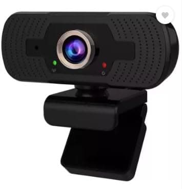 CARE CASE Match Webcam Full HD 1080P with Built in Microphone and Compatible with 2.0 (Black) 2