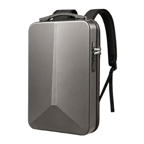 WACAMBI Hard Shell polycarbonate Laptop Bag Anti-Theft Unisex 18inch Laptop bag Backpack with USB Charging Port Backpack forWomen And Men Medium Size