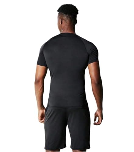 Aqua Holic Mens 2Way Strecheble Short and half Sleeve Compression T-shirt for Swimming, Gym, Running and All Sports(3Xl) 2