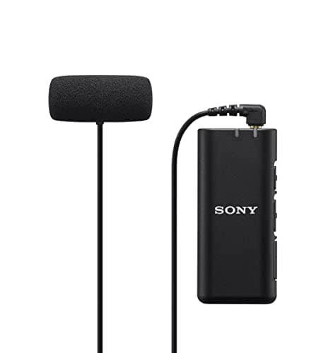 Sony Stereo Lavalier Auxiliary Microphone ECM-LV1 (Compact, Flexible, Vlogging, Content Creation, Audio) - Black 5