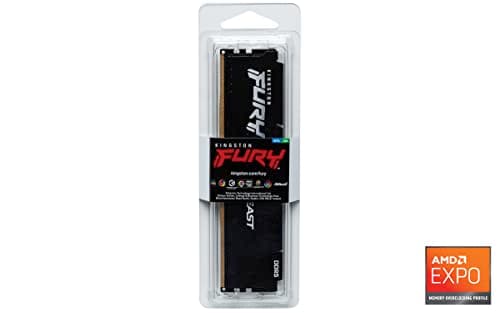 Kingston Fury Beast 16GB 5600MT/s DDR5 CL36 DIMM Desktop Memory Single Module KF556C36BBE-16 5