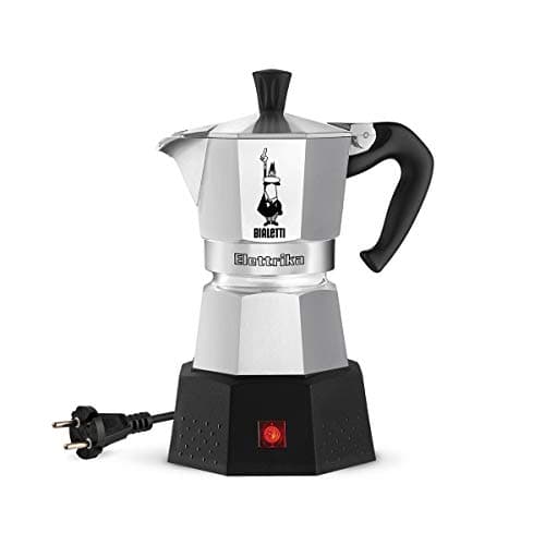 Bialetti Moka Elettrika Coffee Machine/Electric Espresso Maker/Percolator/Filter Coffee Maker: (2 cups-100ml) Italian Made