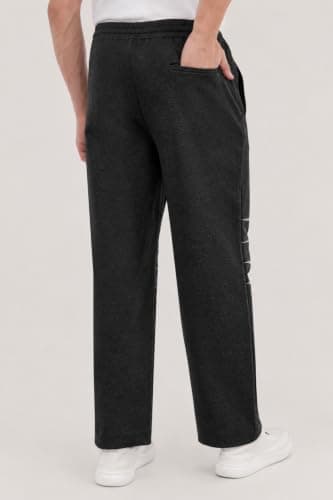 SaintX Men's Premium Performance Joggers | with Knee Gussets for Enhanced Mobility | Stretchable Functional Fabric | Modern Athletic Straight Fit | Stylish Casual & Active Wear (ST39_Black_34) 4