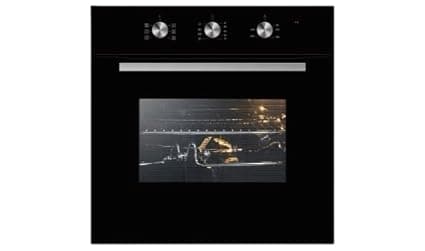 Built-In Oven ELICA EPBI AF760 MMF 58L 7 Cooking Functions with Airfryer Function, Black