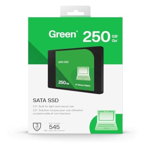 A1TECH W D Green SATA 250GB, Up to 545MB/s, 2.5 Inch/7 mm, 3Y Warranty, Internal Solid State Drive (SSD) (W..DS250G5G0A-00CPT0) 4