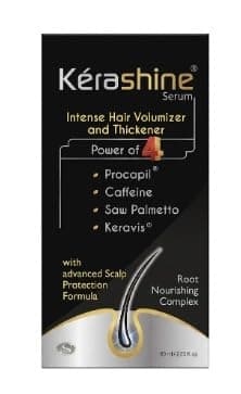 Kerashine Hair Growth Serum with Procapil & Keravis, Anti-Hair Loss, Thicker & Stronger Hair, Paraben Free, 60 ml
