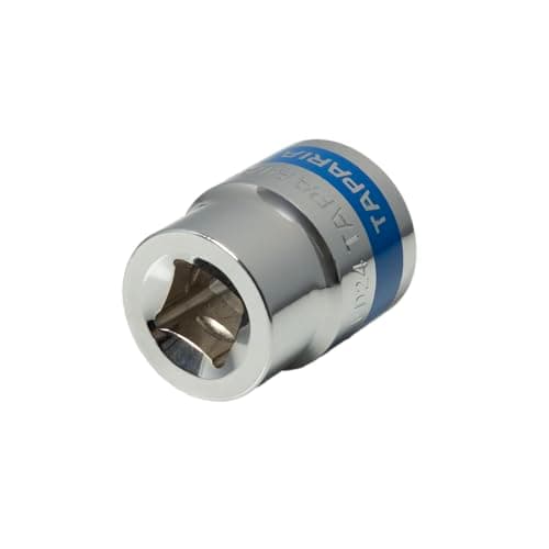 Taparia 1/2" Square Drive Socket (24 mm)- 12 Point or Bi Hex sockets for std Nuts and Bolts Compatible W/Ratchets, L Handles, Wrenches, Power Tools-Automotive & Mechanical work-DIY 2
