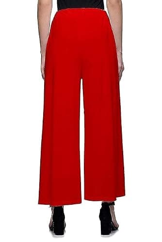 Lovely India Fashion Palazzo Malai for Womans and Girls Red L 3