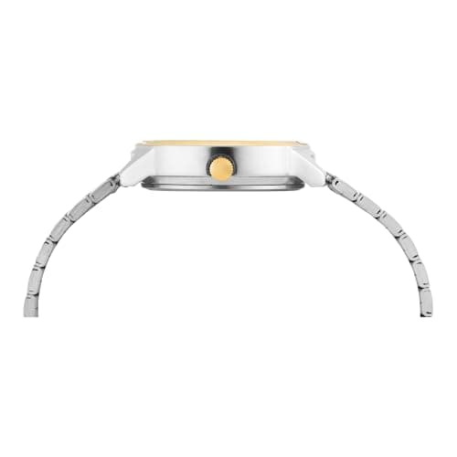 TIMEX Analog Watch for Women with White Round Dial & Silver Stainless Steel Bracelet Band Water Resistant Women's Wrist Watches - TWEL20202 3