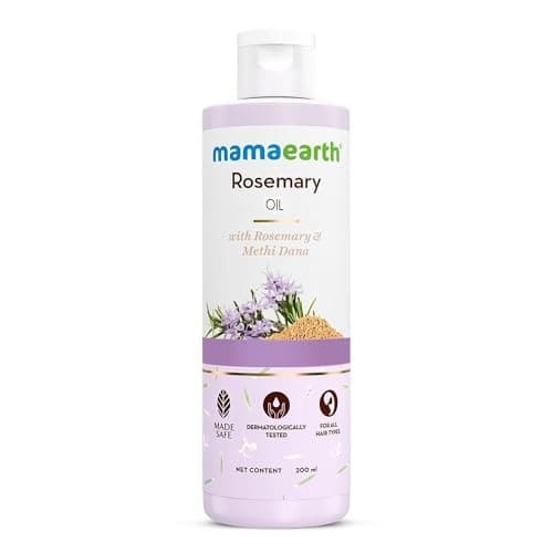 Mamaearth Rosemary & Methi Dana Hair Oil - Promotes Growth, Controls Fall, Strengthens & Stimulates New Growth | 200 ml