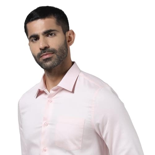 Blackberrys Men India Slim Fit Formal Shirt Pink 4