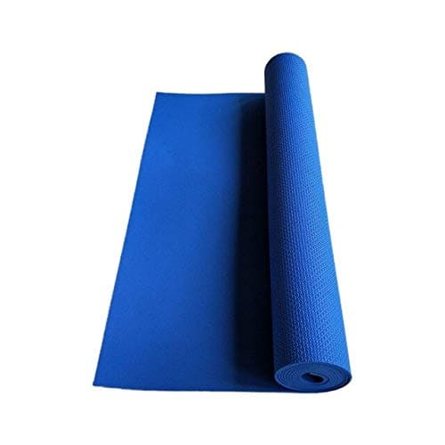 Fitness Exercise Gym Yoga mat 4mm Thickness with Yoga Bag & Strap for Men Women Color (Blue)
