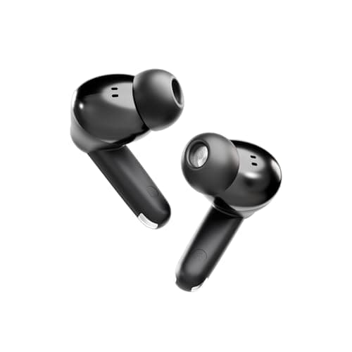 Foxin FoxBuds F1 ANC True Wireless Bluetooth Earbuds Upto 30dB ANC, 50Hrs Playtime, Dual Pairing, Quad Mic ENC, 13mm Bass Driver, 40ms Low Latency, Digital Display, Gaming Mode, BT 5.4 (Shadow Black) 2