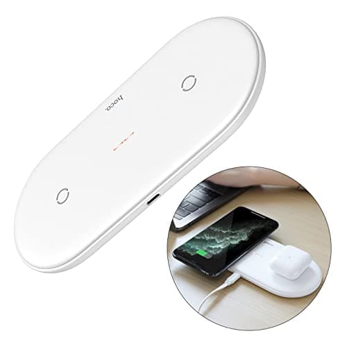 FABLOFT 2 in 1 Wireless Charger Pad Fast Dual Charge for Smart Phones White|Cell Phones & Accessories | Cell Phone Accessories | Chargers & Cradles|1x Wireless Charging Pad 5