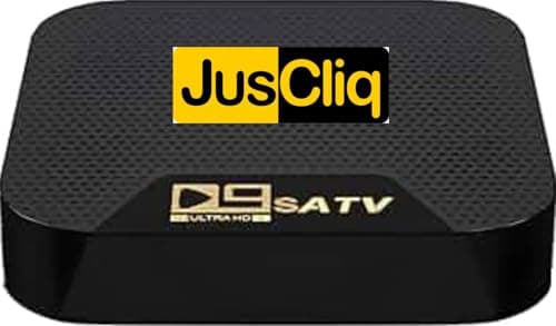 JusCliq Android TV Box D9 SATV, 4K Ultra HD, 4GB RAM 32GB Storage, Android 13.0, Dual Band WiFi 5, Bluetooth 5.0, Voice Remote Control, Black 5