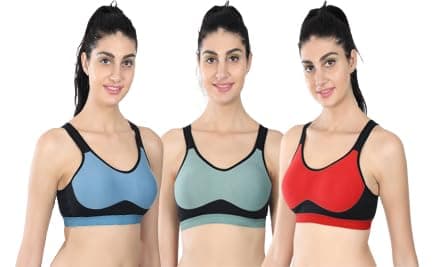 Heavy movement control improves using plus size sport bra created as a supportive bra offering padded stability, strong hold, breathable cotton sport fabric, secure straps, gym confidence, running.