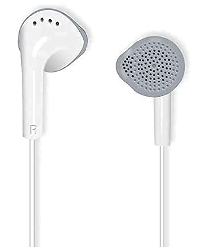 D2Q Original-Galaxy Wired In Ear Earphones For All Samsung Smartphones With Mic | Pure Bass Sound | One Button Multi-Functional Remote | Comfort Fit | 6 Months Warranty (White) 3