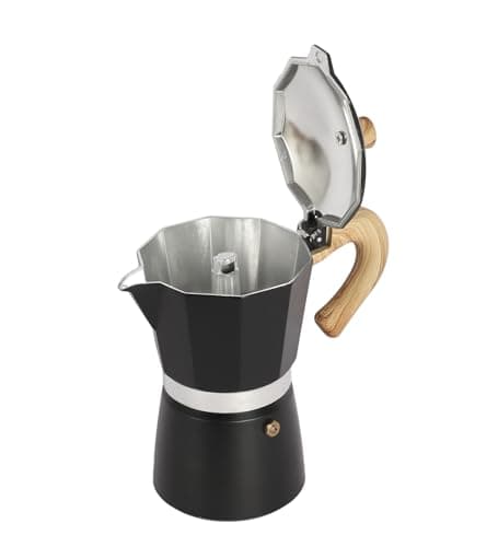 NATURALLYOURS ALUMINIUMWARES - MOKA POT COFFEE MAKER 300 ML (BLACK) 2
