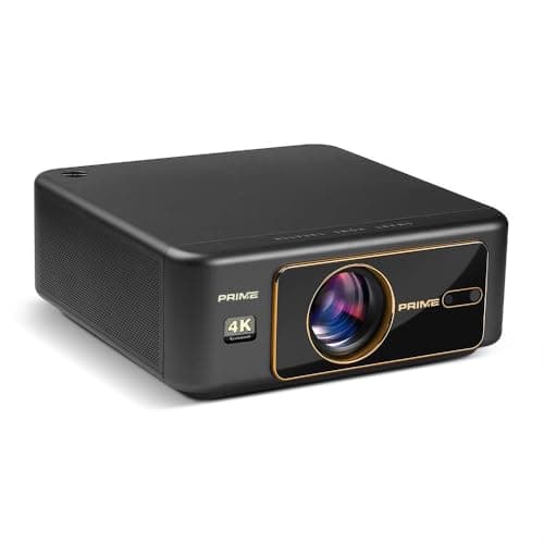 Prime Gold Luxe Vision 2 Pro AI 4K Ultra HD QLED Projector | 20000 Lumens Brightness | Auto Focus, 6D Keystone | 3GB RAM 32GB ROM | WiFi 6, Bluetooth 5.3, HDMI ARC | Home Theater & Office 2