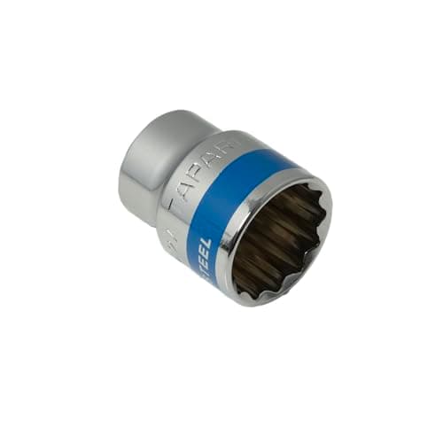 Taparia 1/2" Square Drive Socket (27 mm)- 12 Point or Bi Hex sockets for std Nuts and Bolts Compatible W/Ratchets, L Handles, Wrenches, Power Tools-Automotive & Mechanical work-DIY 3
