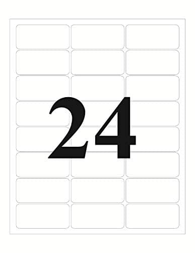 Oddy A4 Self Adhesive Paper Bar Code Stickers for Laser & Inkjet Printers - 24 Labels per Sheet - Pack of 100 Sheets 3