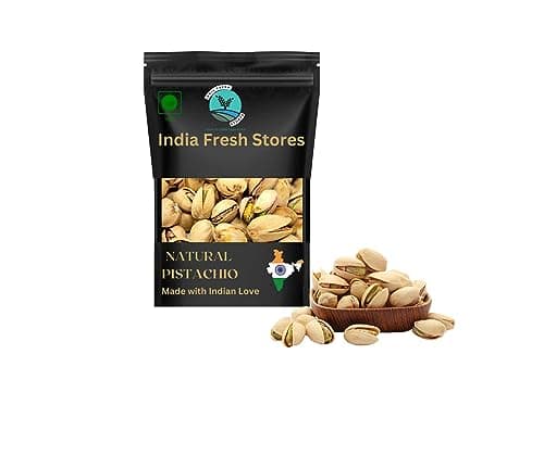 INDIA FRESH STORES-(250GM*2+200GM=700 GM)- Premium Roasted and Salted Pistachios 700gm salted Pista Dry Fruit, Shelled Nuts Super Crunchy & Delicious Healthy Snack | Vitamins & Minerals Rich