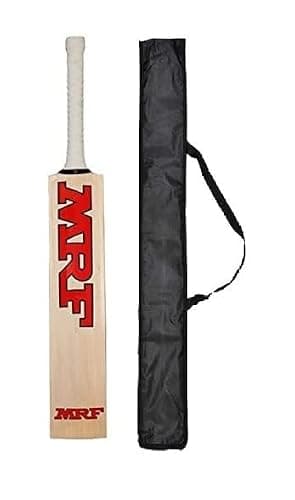 Pro Play Popular Willow Cricket Bat Full Size Light Weight with Bat Cover forRubber Ball | Tennis Ball | Plastic Ball (P_MRF) 2