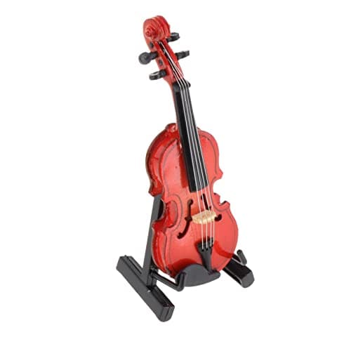 CLUB BOLLYWOOD®Mini Violin Collectible Musical Instrument Model for Photography Props|Toys & Hobbies | Educational | Music & Art|1 Mini Violin 4