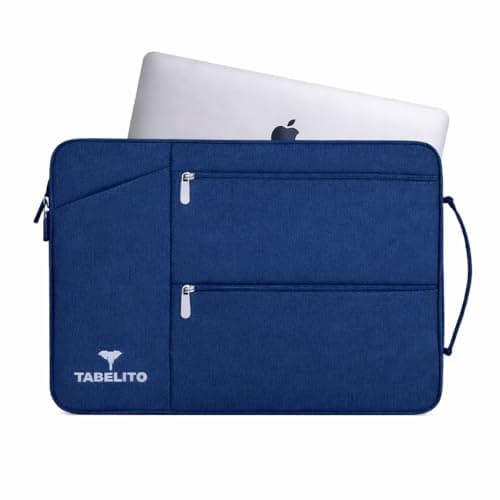 Tabelito Polyester Foam, Nylon Hybrid Laptopss Bag Sleeve Case Cover Pouch for Laptops (15.6 Inches /39.6Cm, Blue) 2